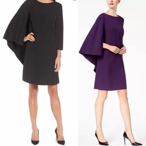 Anne Klein Cape Sheath Dress